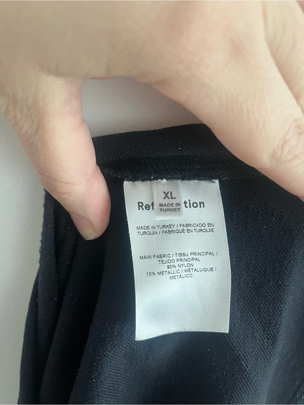 Reformation Black Sleeveless Midi Dress - Maevry Knit Dress in XL - Picture 6 of 6
